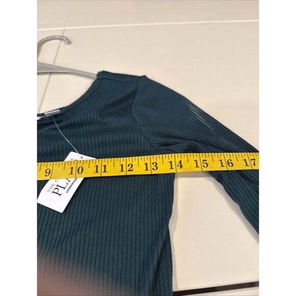 NWT The Children's Place Green Bodice Dress Green/Gray Plaid Skirt XL - Picture 6 of 7